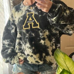 oversized Appalachian state university crew neck